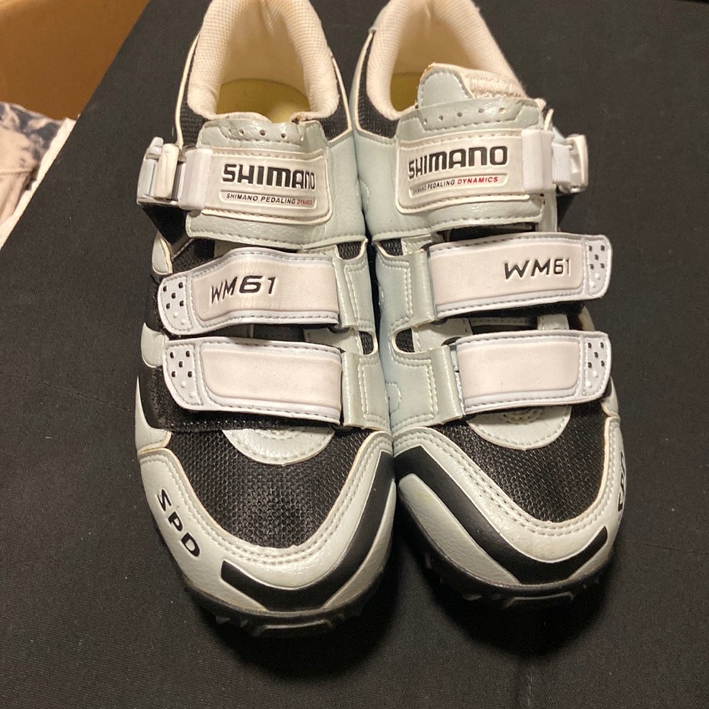 Shimano WM61 clip bike shoes size 39